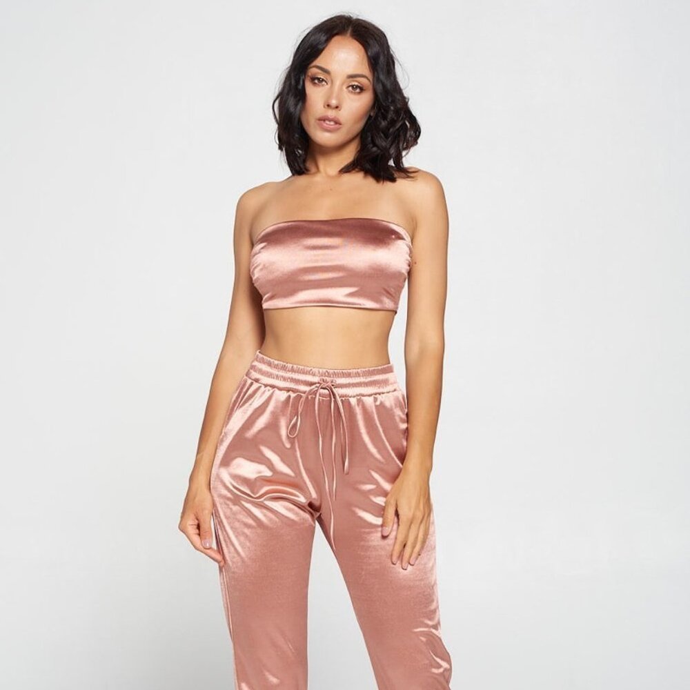Tube Top Pant Set